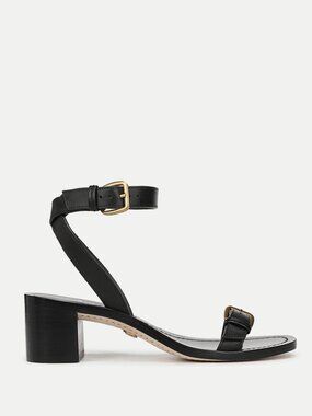 Veronica Beard Sz. 8 Elia Buckle Block Heel Sandal NIB